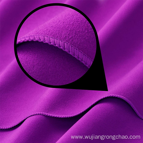 Hot customized microfiber suede solid color towel